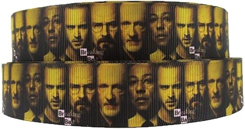 Breaking Bad Cinta repetitiva de caracteres de 1 pulgada de ancho se vende en yardas (5 yardas)