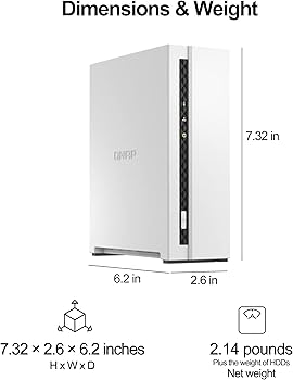 Amazon.com: QNAP TS-133-14WD-US 1 Bay Home NAS with 4TB