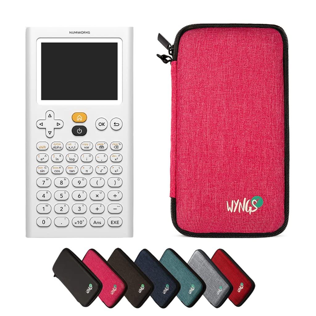 NumWorks including a WYNGS protective case in Pink - Basic Set