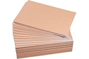 16 Pack Kraft Notebooks - A5 Blank Composition Notebooks