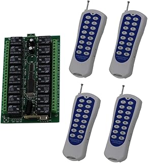 DC 12V 24V 16CH 16 CH Radio Relay Wireless Remote Control Switch System Remote Transmitter Receiver Wireless Light LED Switch - (Voltage: 24V, Size: 315Mhz)