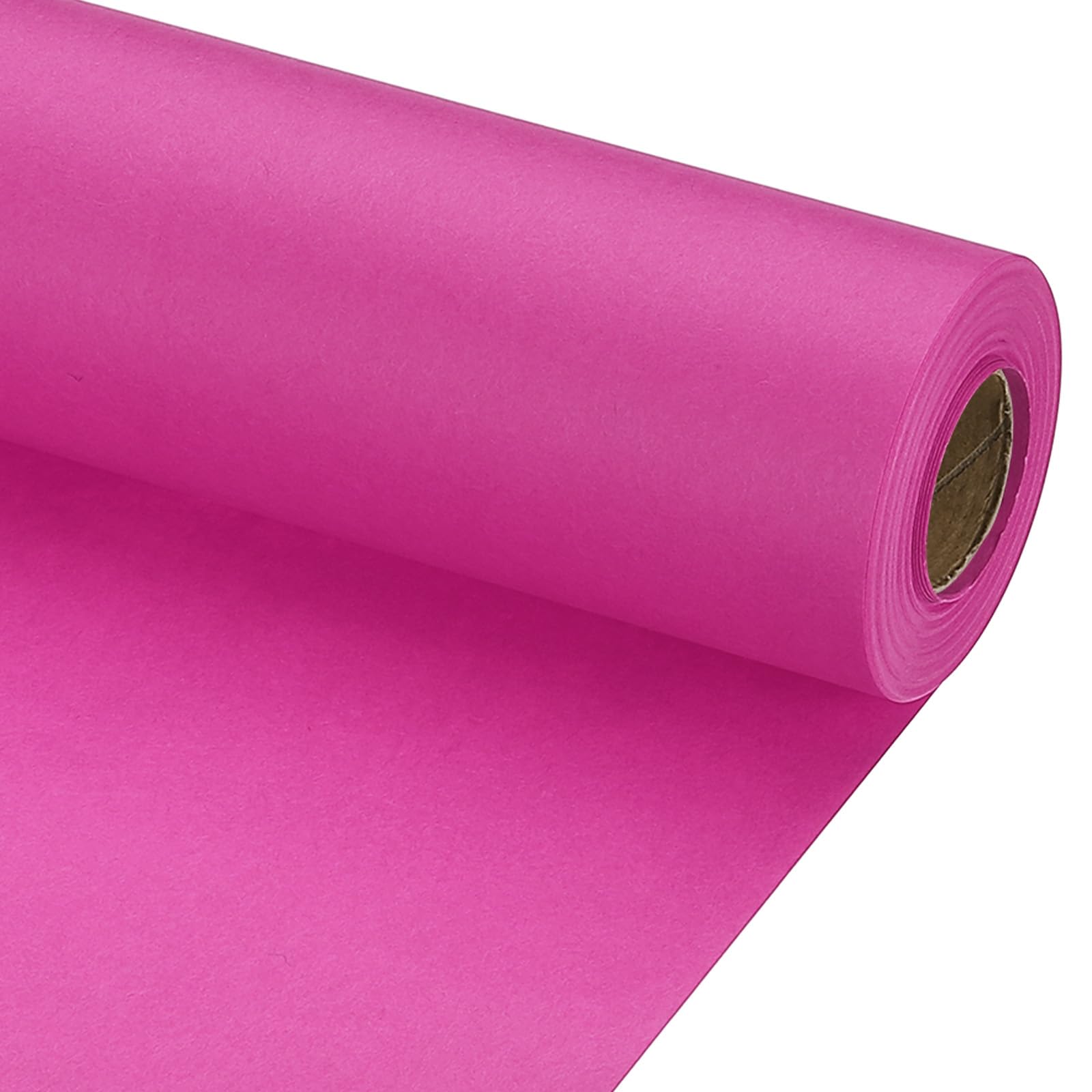 PATIKIL Wrapping Paper, 20" x 600"(49') 70 GSM Craft Paper Roll Kraft Packing Paper for Poster Bulletin Board Gift Wrapping, Rose Pink