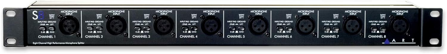 ART S8 Eight Channel Mic Splitter
