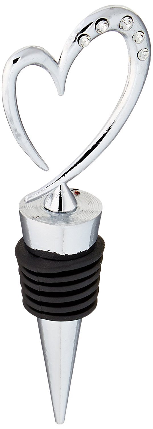 Tapón hermético de corazón para conservar tus vinos y licores con estilo