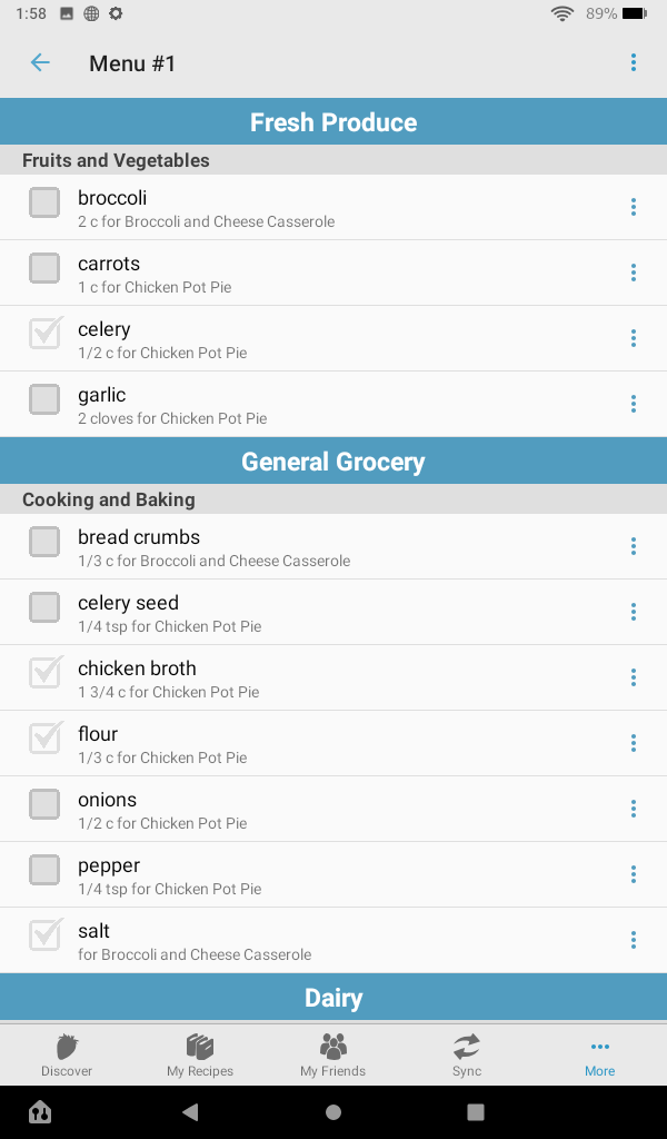 Recipes Cook'n Recipe Keeper App on Amazon Appstore