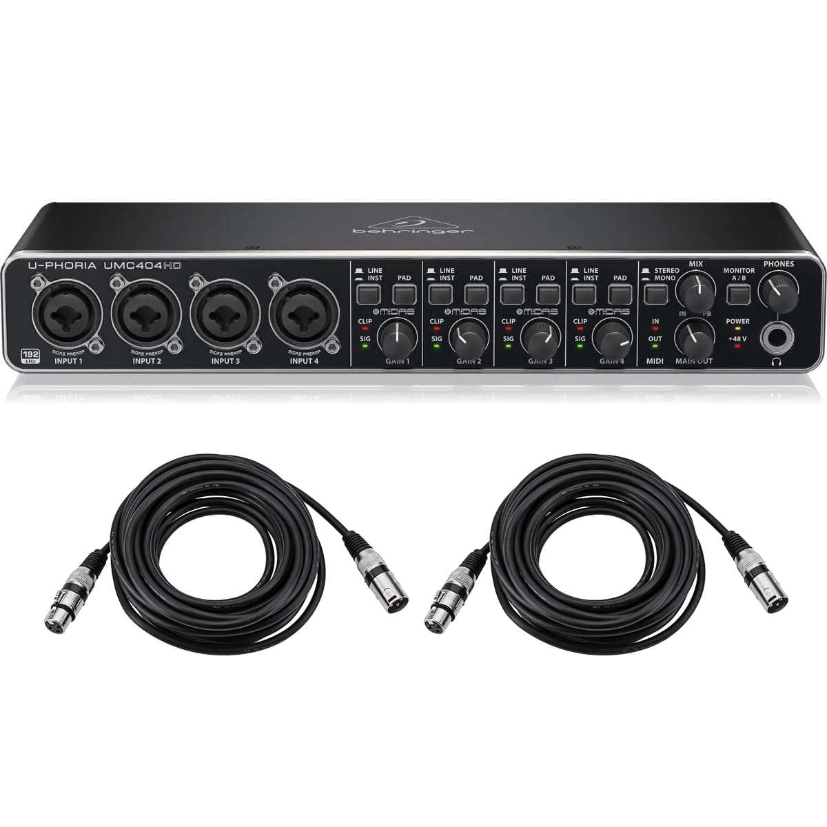 Amazon.com: Behringer Behringer U-PHORIA UMC404HD Audiophile 4x4