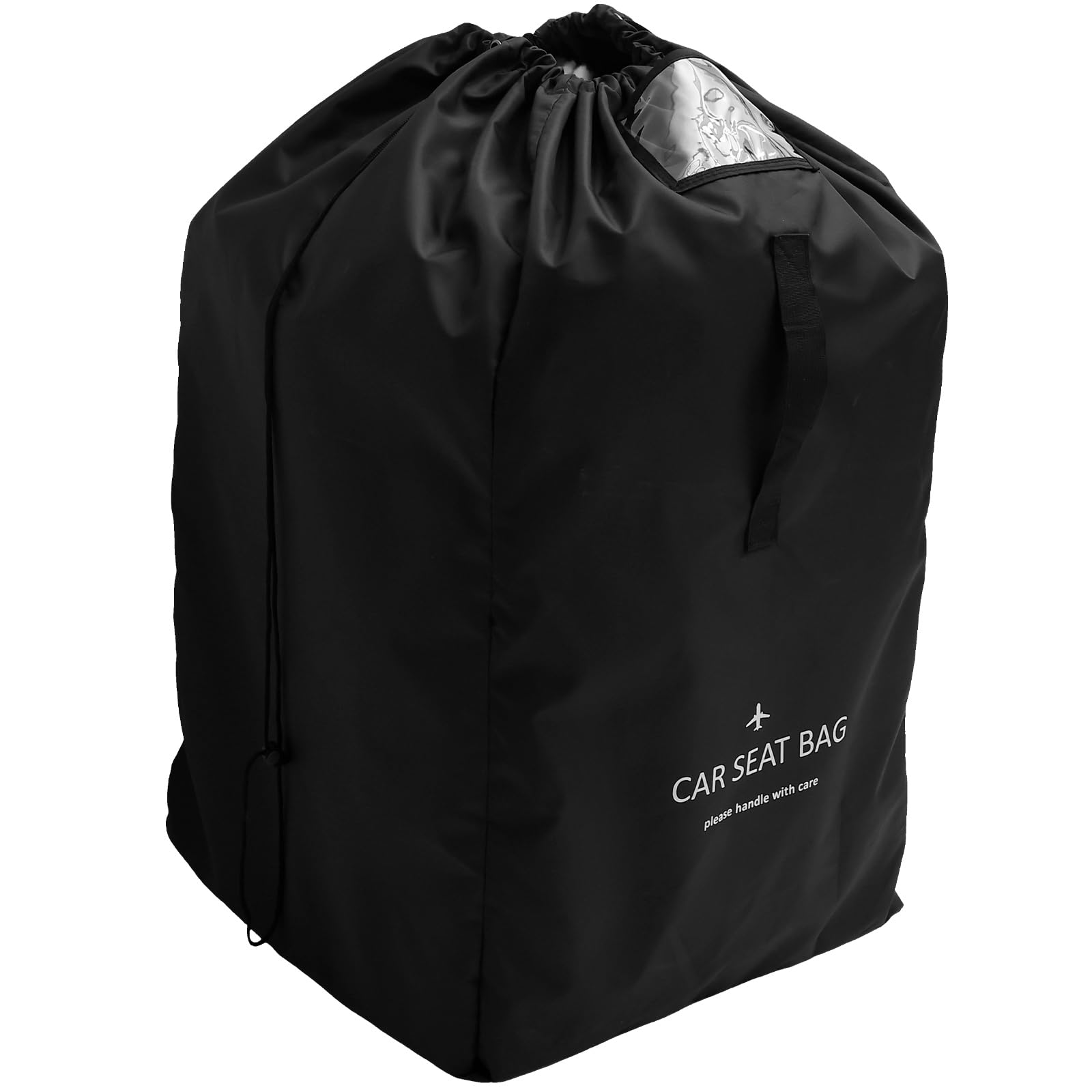 Car Seat Travel Bag Large Carseat Travel Cover Bag with Padded Backpack Strap Waterproof Oxford Cloth Check Bag for Airplane, Fits Infant Carriers & Booster Seats