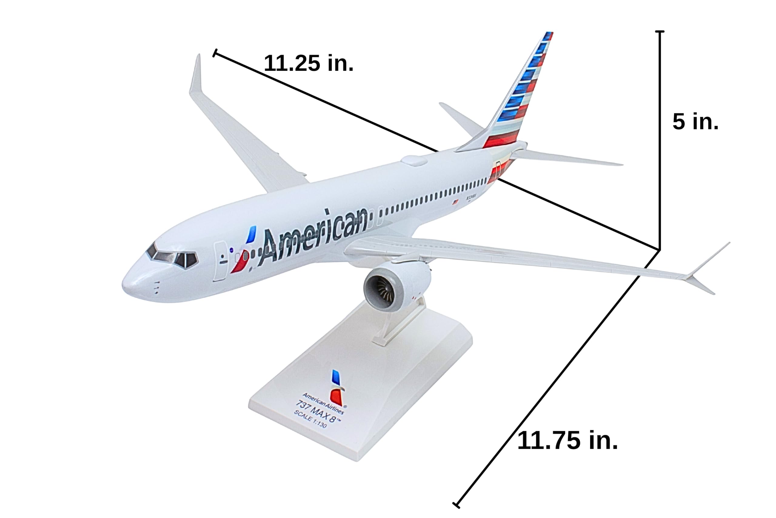Amazon.com: SkyMarks American Airlines Boeing 737 MAX 8 Model