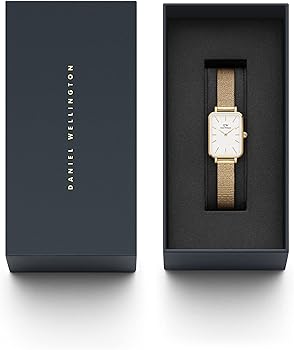 Amazon.com: Daniel Wellington Quadro Pressed Evergold 20x26mm