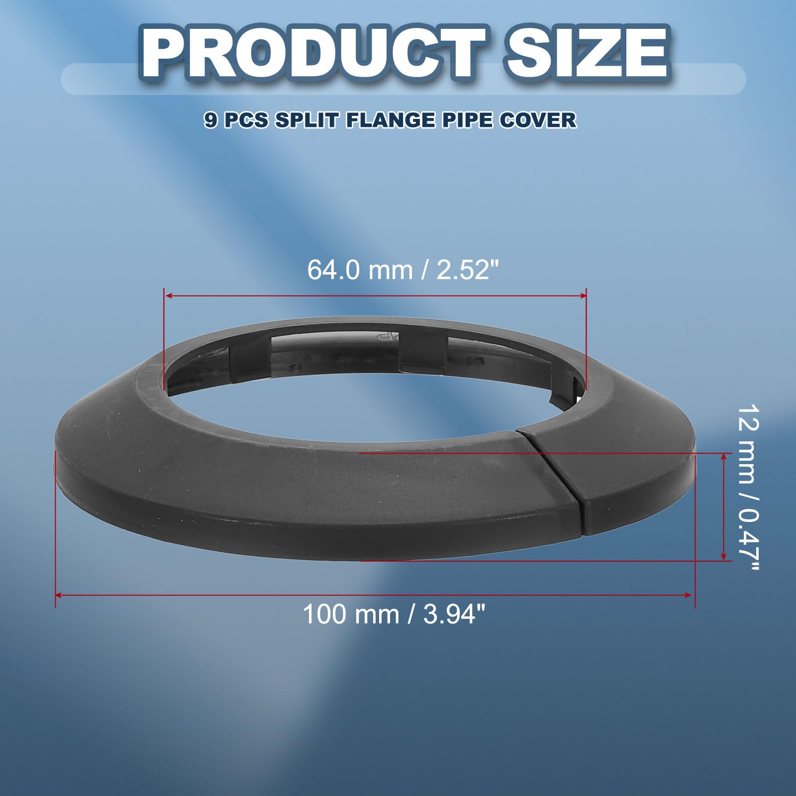 PATIKIL 64mm Plumbing Cover Plates - Image 2