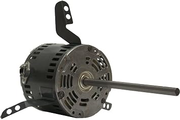 Fasco D1044 5" Frame Open Ventilated Permanent Split Capacitor OEM Replacement Motor with Sleeve Bearing, 1/4HP, 970rpm, 115V, 60Hz, 6 amps