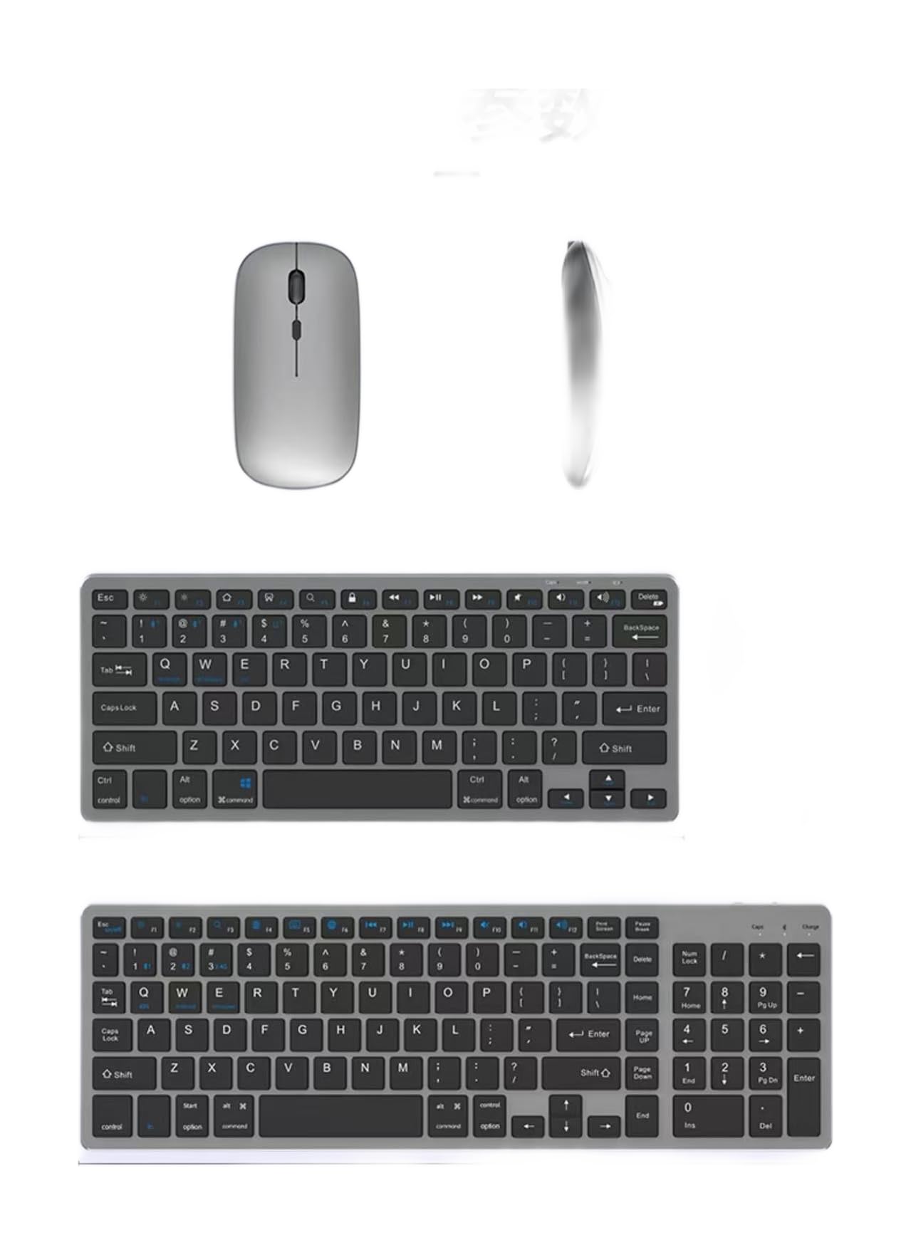 Amazon.co.jp: Mizoki ワイヤレスキーボードマウスセット 2.4G
