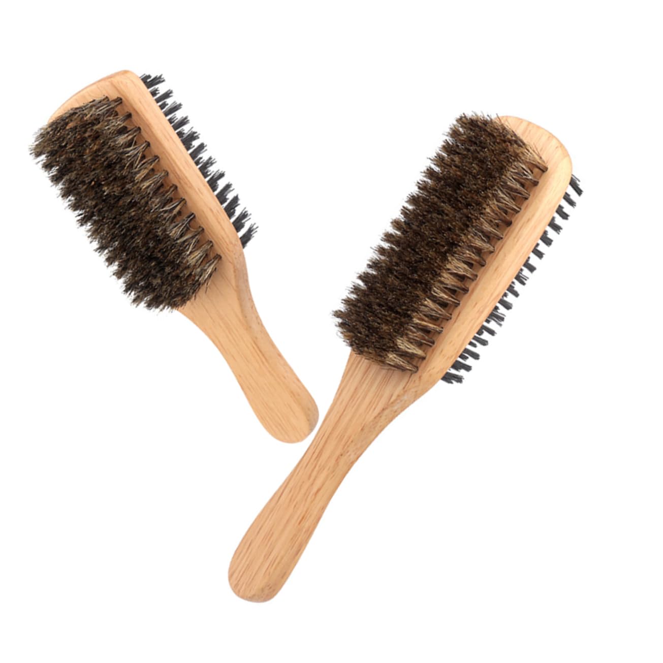 Healeved 8pezzi Spazzola Per e Barba Spazzola Doppio Lato Con Setole Naturali Per Districare e Modellare Adatta Tutti Tipi Di e Barba Resistente e Delicata Per Uso Quotidiano