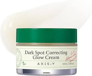 AXIS-Y Dark Spot Correcting Glow Cream - Brightening & Hydrating Moisturizer Face Cream with 2% Alpha-Arbutin, 5% Niacinamide & Ceramide - Vegan Korean Skin Care for All Skin Types - 1.69 fl. oz.