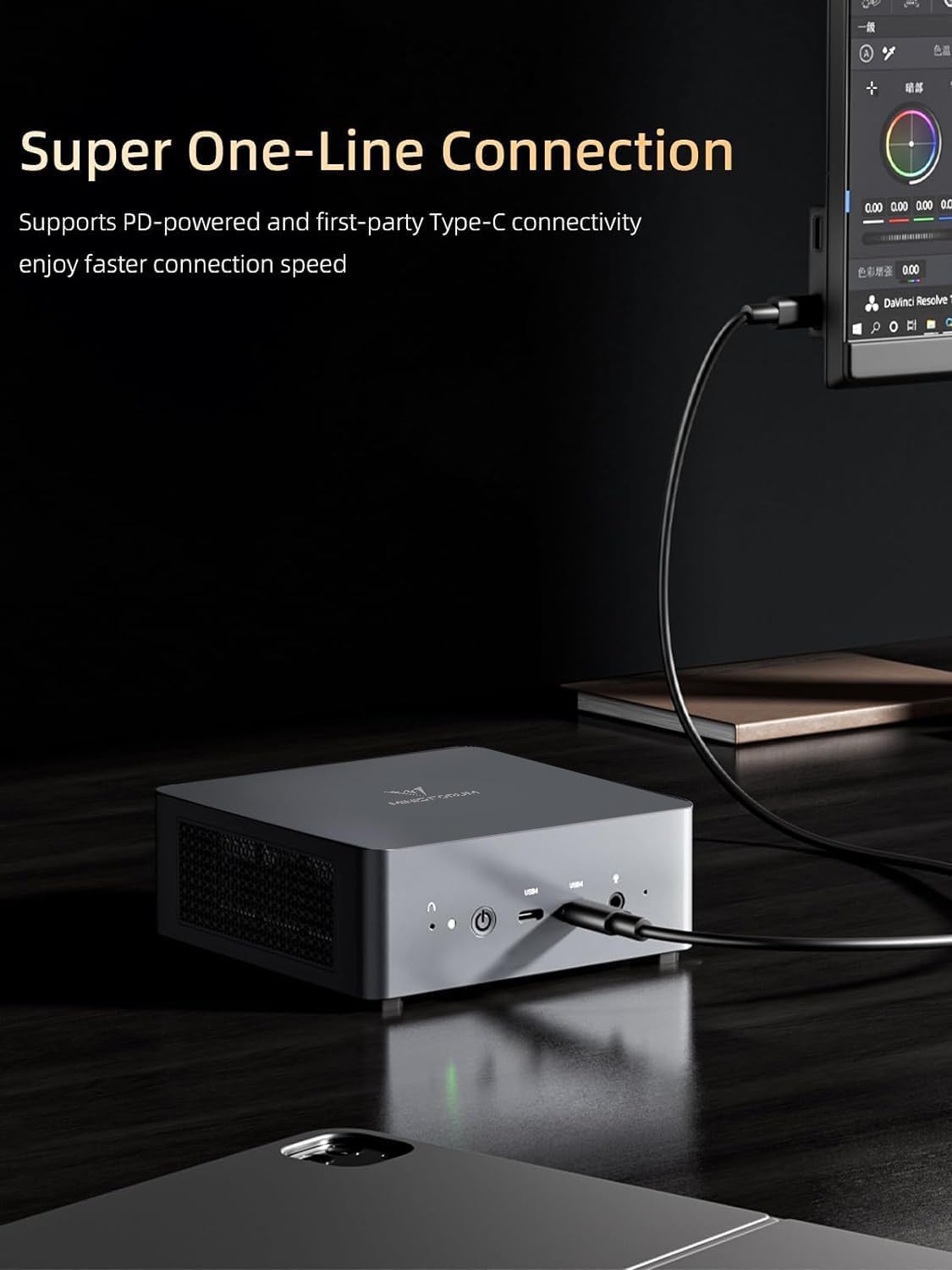 MINISFORUM UM790 Pro Mini PC, AMD Ryzen 9 7940HS hasta 5,2 GHz, 32