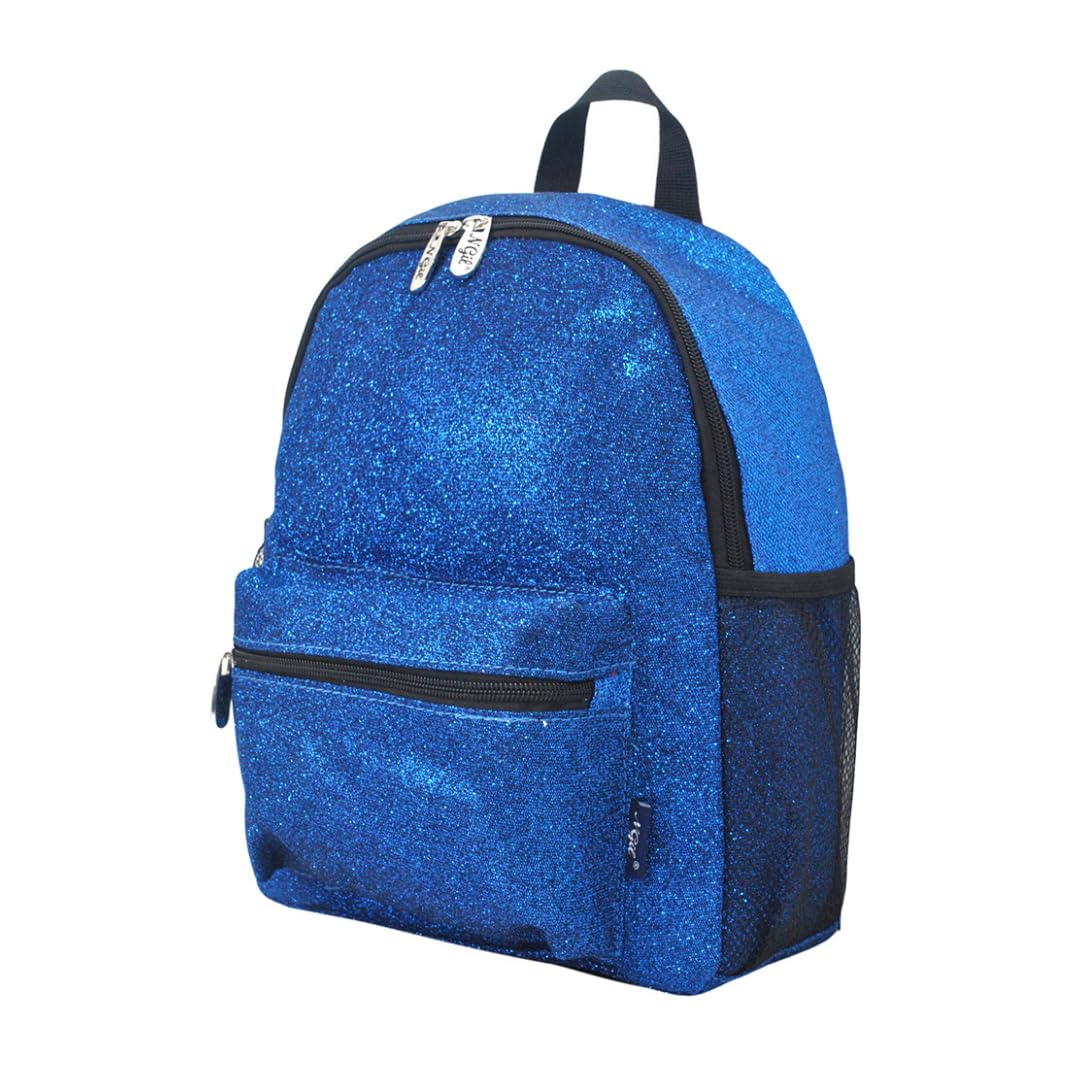 NGIL Mini Glitter Backpack for dance backpack, Team Sports, Cheer bag (Glitter-Royal)