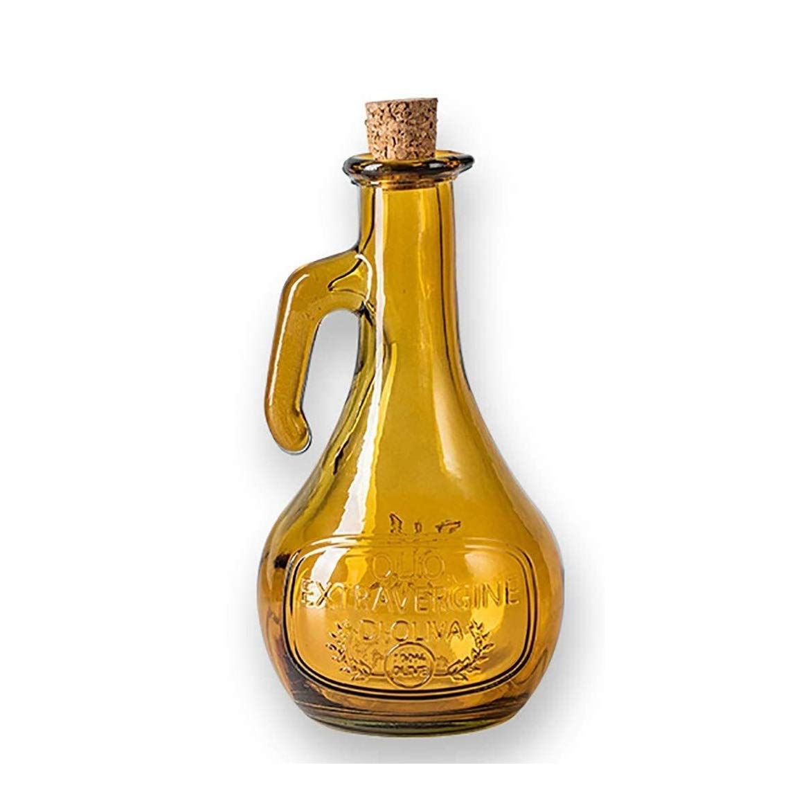 Bottiglia Olio Oliera Salvagoccia Versare A Bombole di Aceto con Tappo in Legno, Distributore di Olio D'oliva in Vetro di Grande capacità E Bottiglia di Aceto (Color : Yellow)
