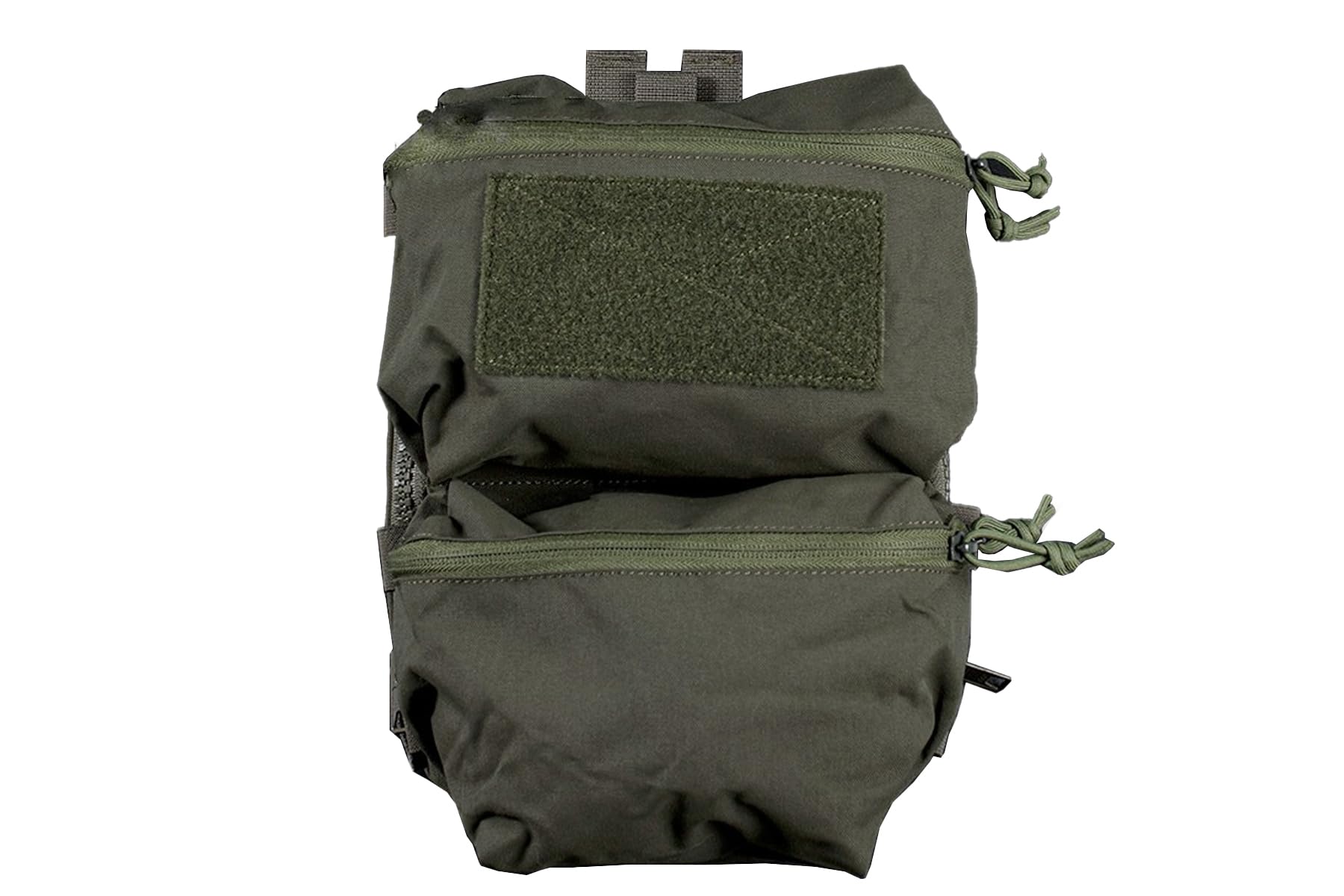 Lancer Tactical Back Panel Double Bag - OD GREEN