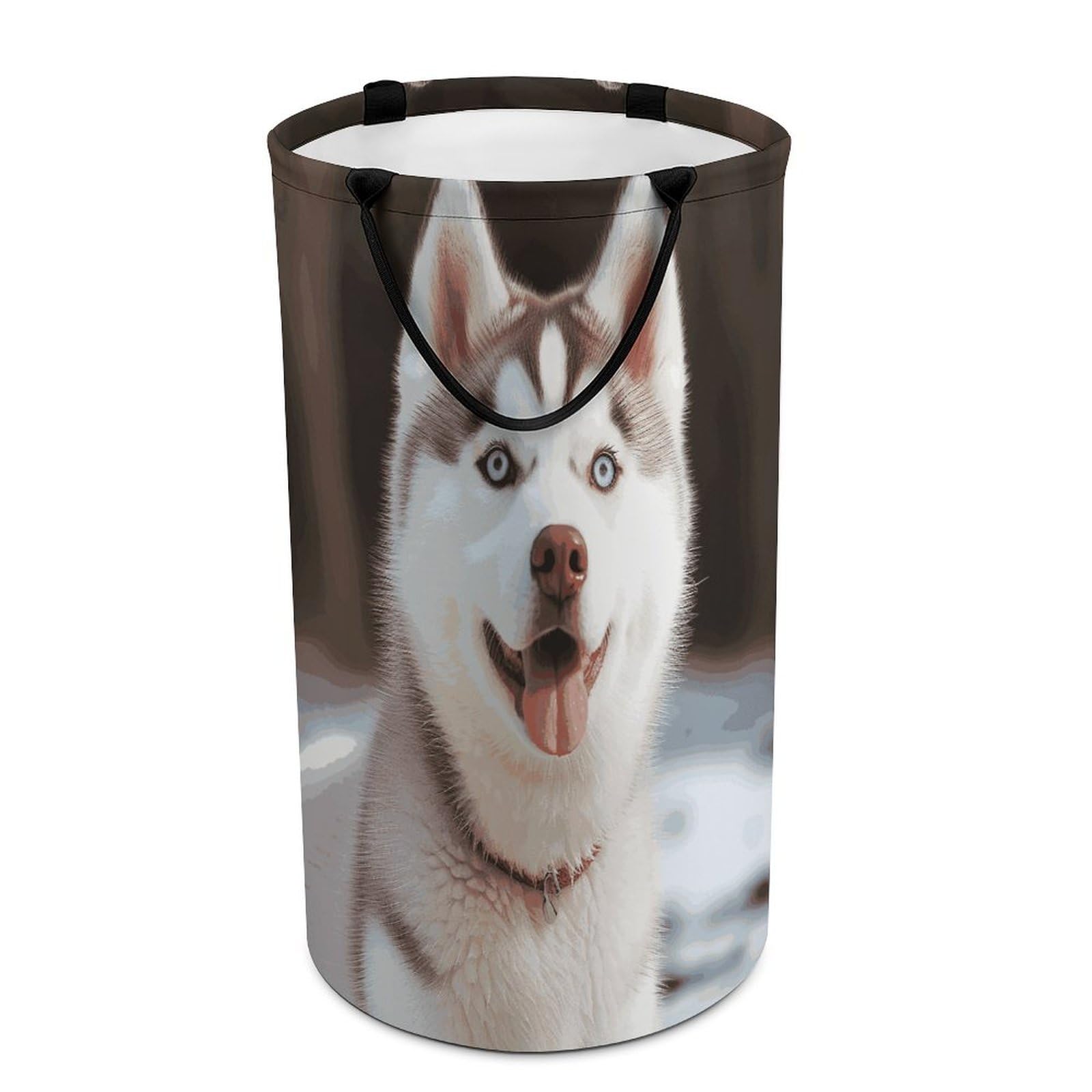 Grand panier à linge Husky piquant pliable pour rangement vêtements