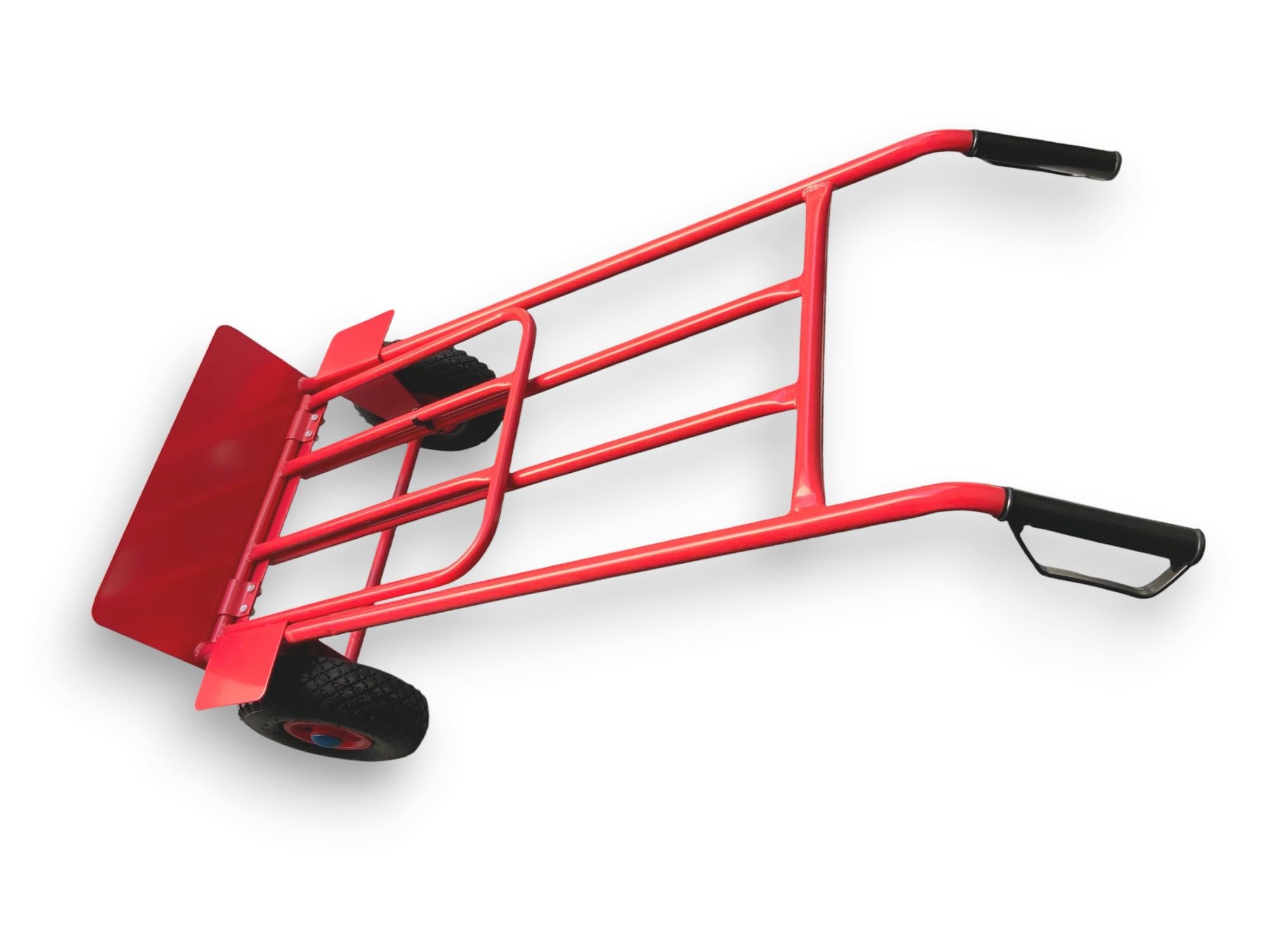 Kibros Chariot Diable manutention 180 kg Plateau pivotant Roues gonflables | Charge 180 kg, plateau pivotant repliable, roues gonflables Ø 260 mm, déménagement transport manutention.