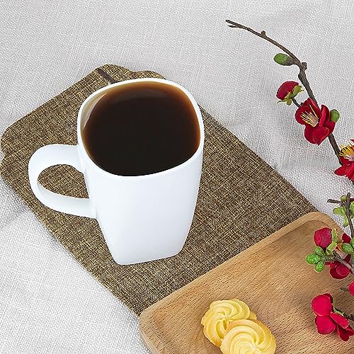 Taza Grande de Porcelana Bone China 20oz Blanca miniatura 5