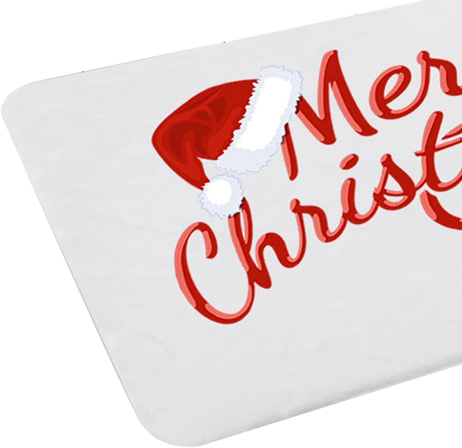 SECRET DESIRE Rug Flannel Festive Santa Claus Elk Anti Slip for New Year Christmas Day N
