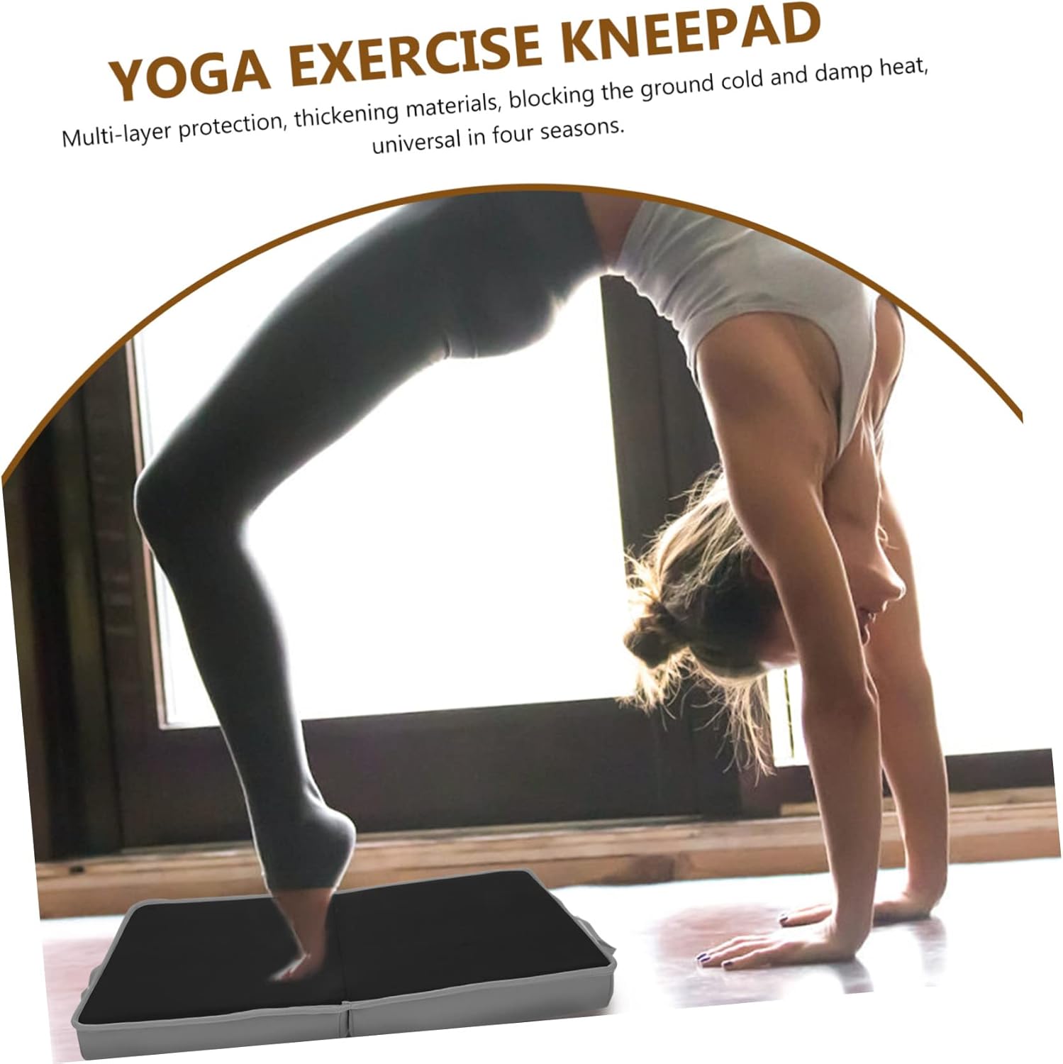 Yoga Kneeling Pad Cushion Multi-functional Elbow Guard Mat for Comfortable Support during and Yoga Sessions Premium Quality Material Accents