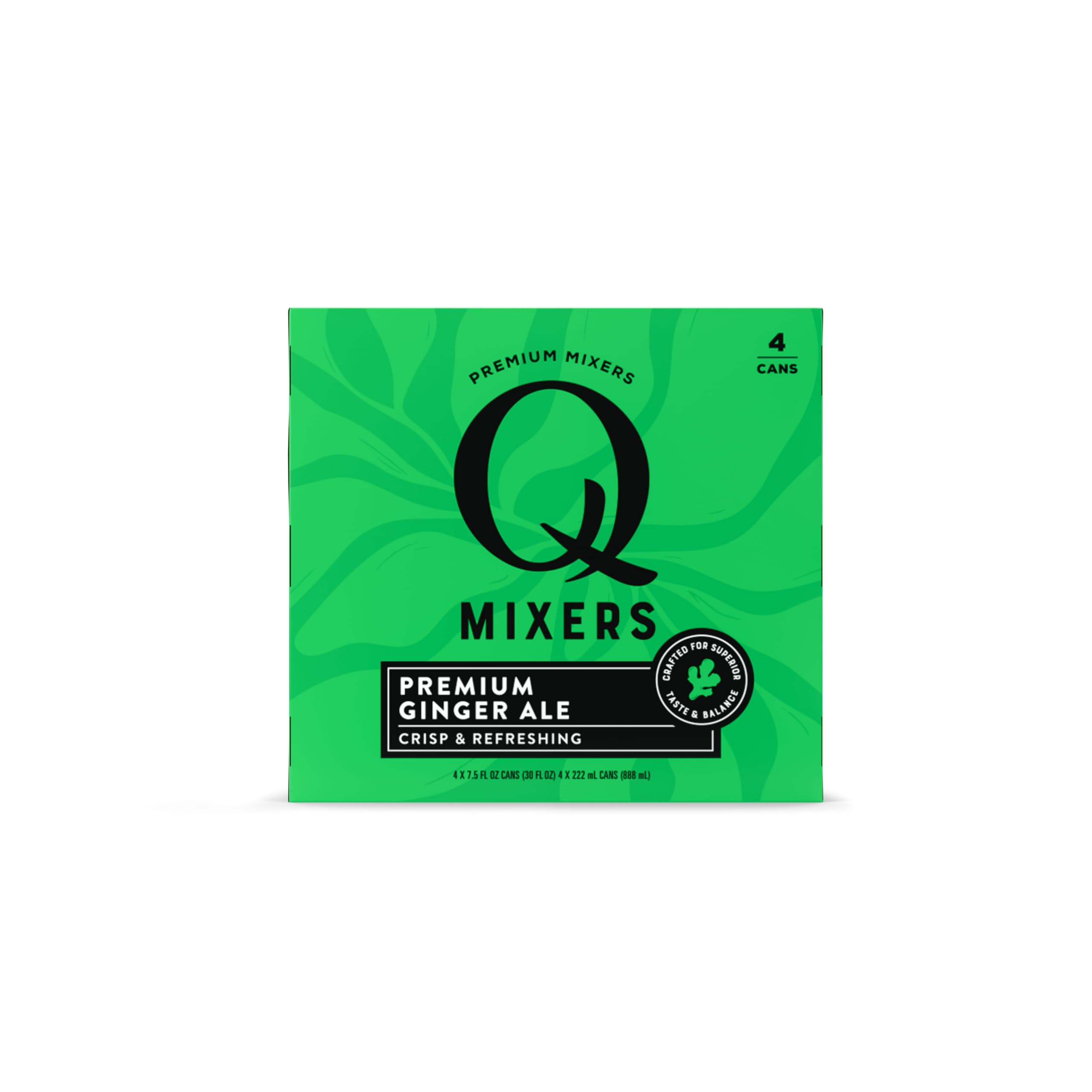 Q Mixers, Ginger Ale, 7.5 Fl Oz, 12 Pack