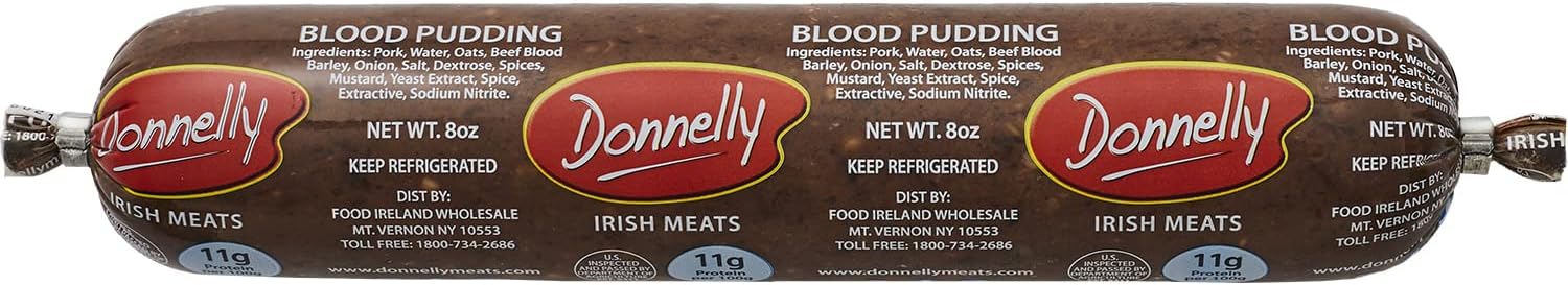 Donnelly Black Pudding (8oz) 8 Pack