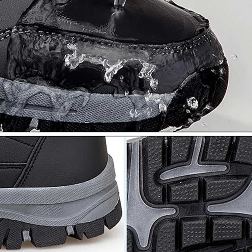 Boots, 2026 Arch Support Orthotic Boots, Fur Lining, Warm Ankle, Waterproof Non-slip Winter Outdoor Hiking Shoes