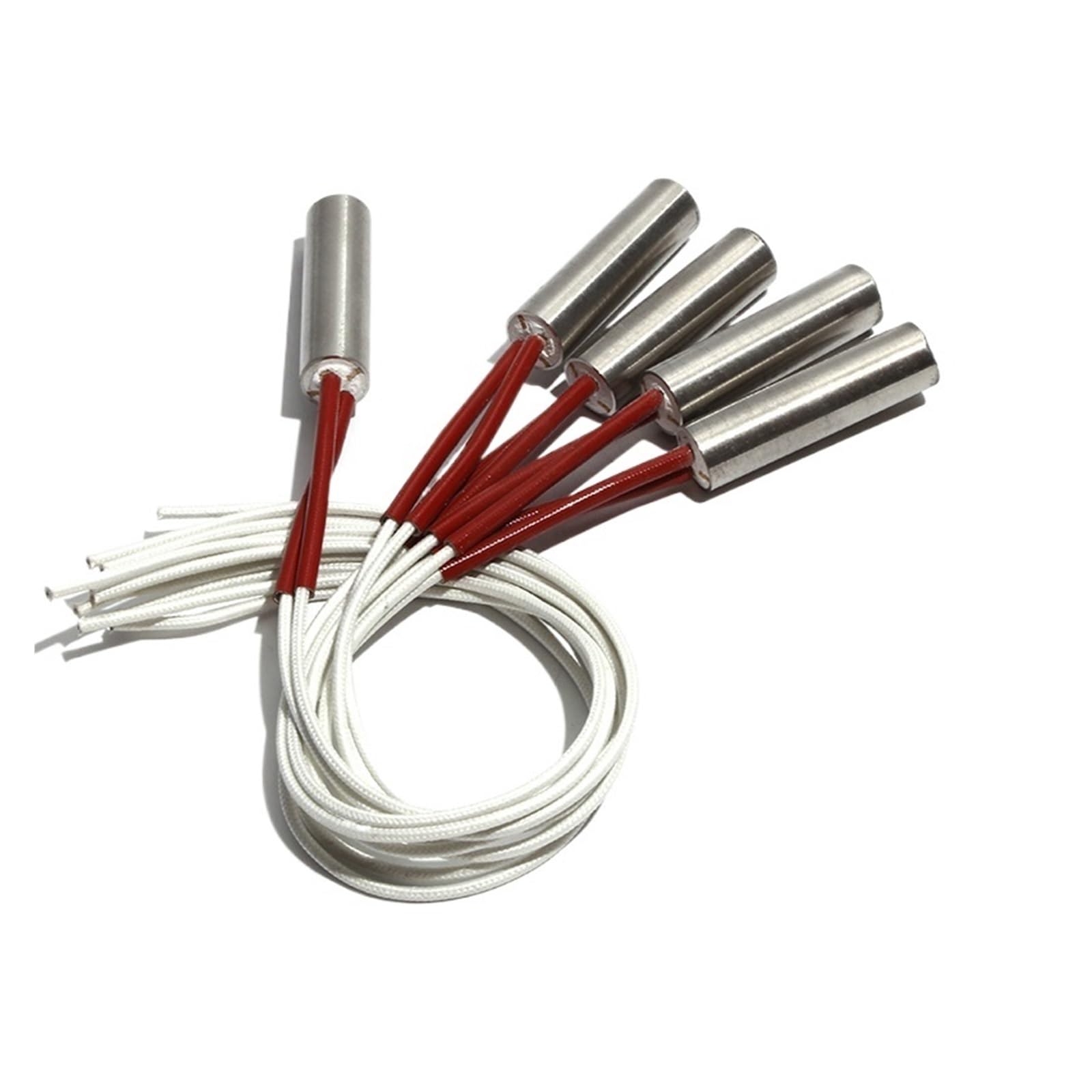 Elastyczne wkłady grzewcze sprężynowe 10,5 x 30 - 200 mm, 220 V, 100-650 W, części do drukarek 3D, rura grzewcza do głowicy drukującej (zestaw 5) (10,5 x 110 mm, 220 V, 360 W)
