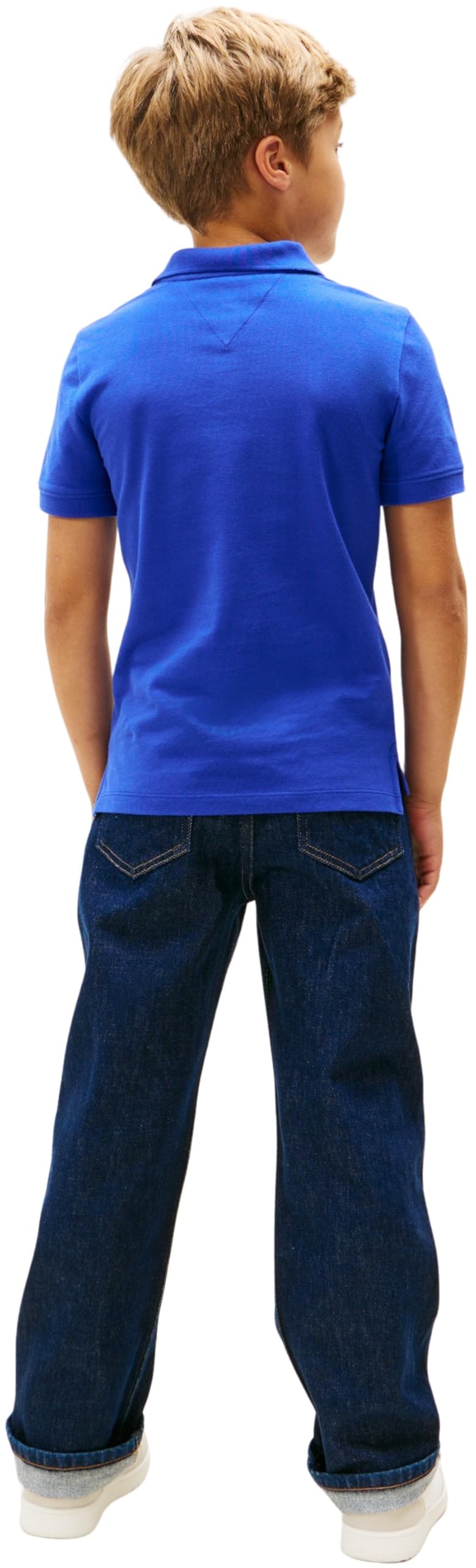 Tommy Hilfiger Flag Polo SS Kb0kb09103 Polo Bambini e Ragazzi (Pacco da 1)