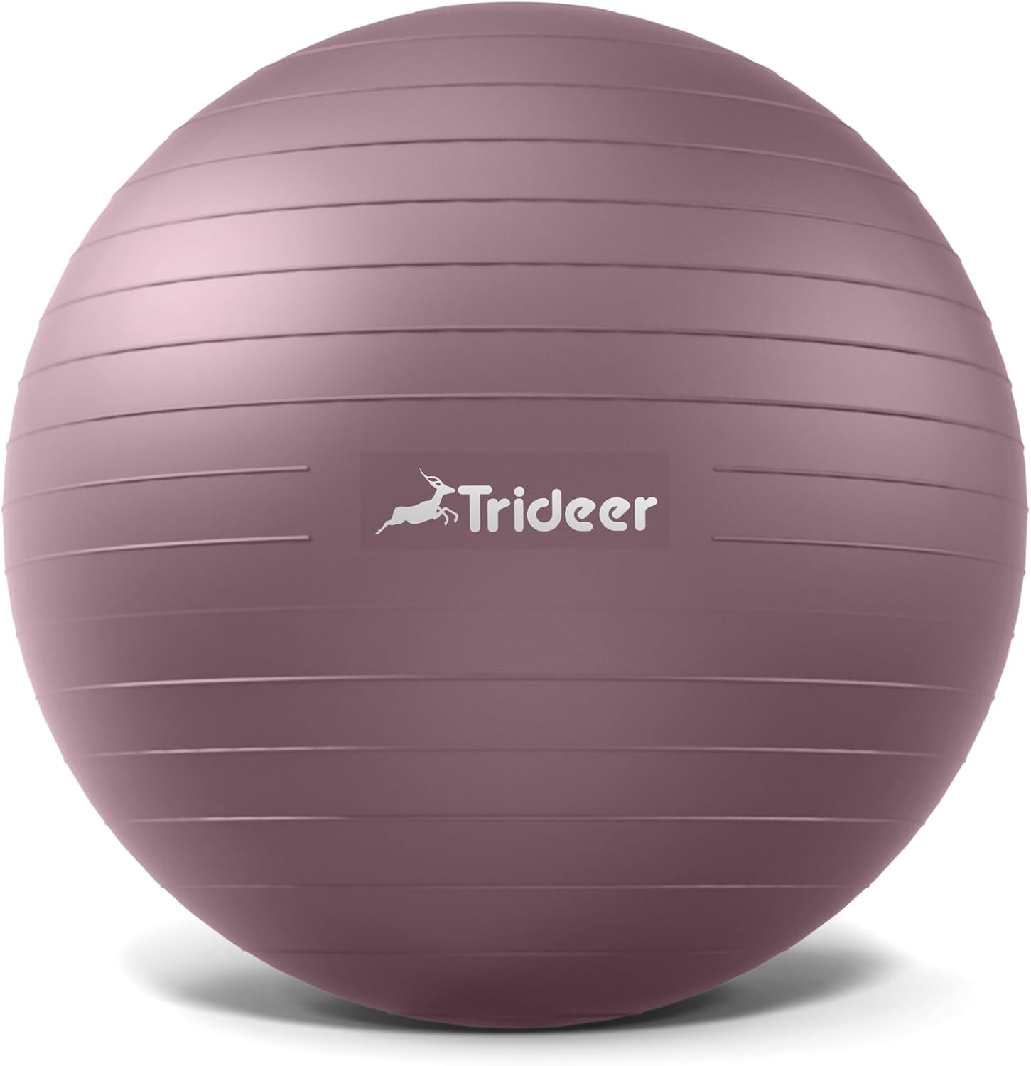 Trideer Yoga Ball - Exercise Ball for Workout pilates Stability - Anti-Burst and Slip Resistant for physical therapy, Birthing, Stretching & Core Workout, Office Ball Chair, Flexible Seating, Home Gym Rosy Morning Glow XL(27-30ines/68-75cm)