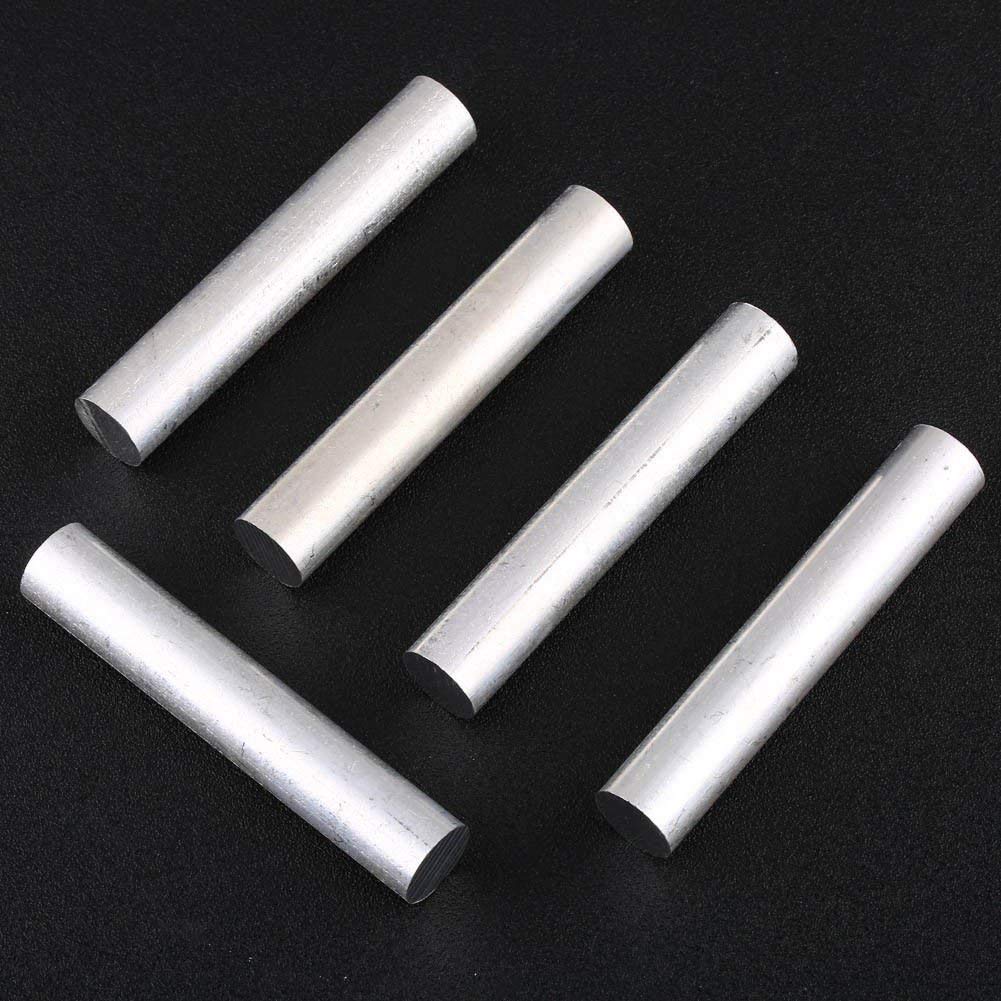 Varillas de magnesio 99,99% 18mm x 100mm, Juego de 5 para iniciación de fuego, supervivencia