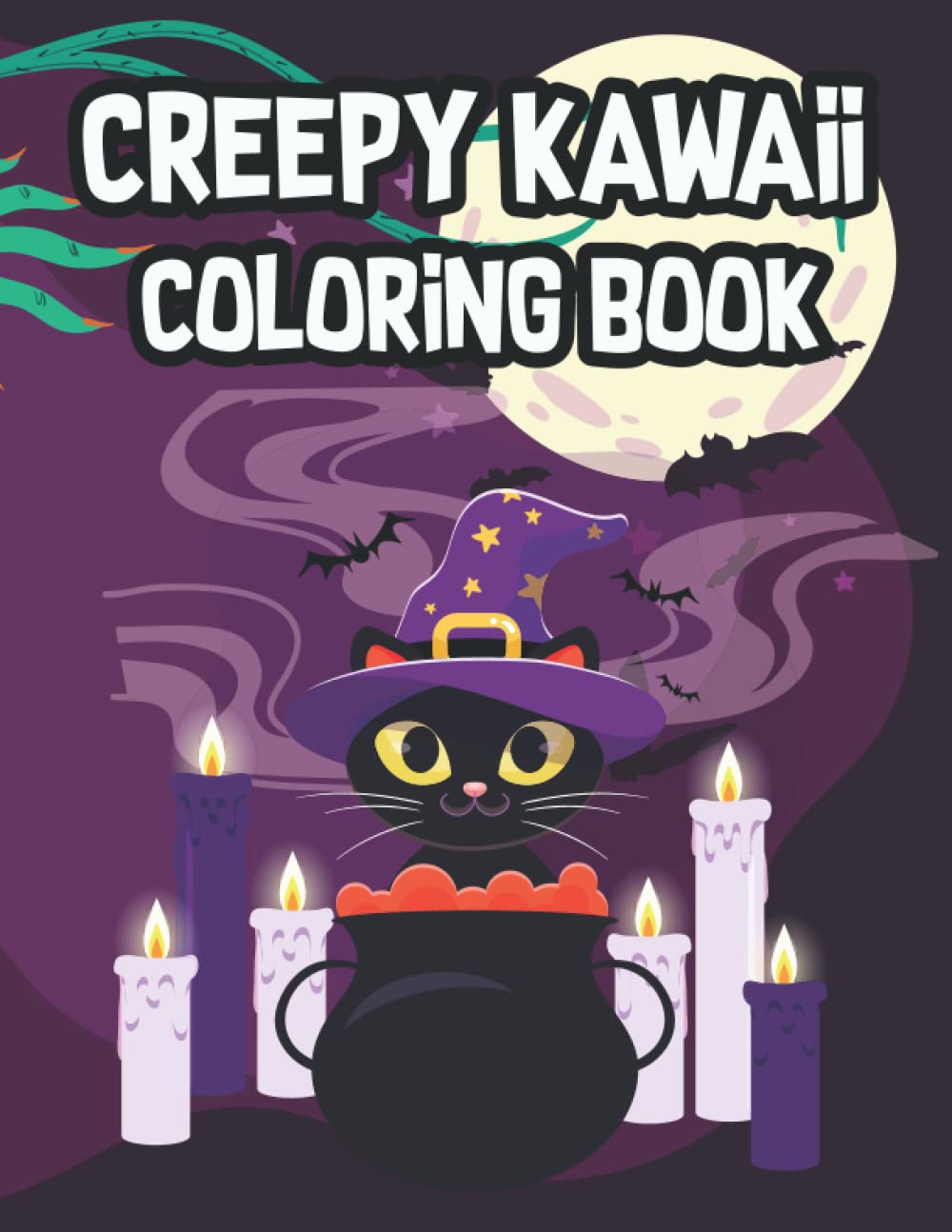 Creepy Kawaii Coloring Book: Horror Kawaii Cute and Creepy Coloring Book