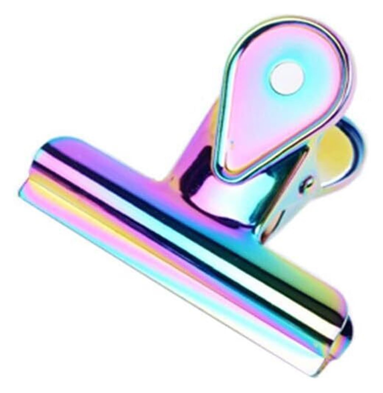 Binder-Clips, Binder-Clips, Metall-Foldback-Clips, Büro-Ordner, Papierschnitt-Clips mit bunten Clips, Bilder, Fotos, Gelddateien, Clip – mehrere Größen(6.5cm)