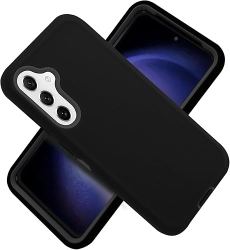 Miniatura 3 de Funda para Samsung Galaxy S23 FE, resistente y duradera, con protección de puerto, incluye soporte de clip para cinturón con protector de pantalla