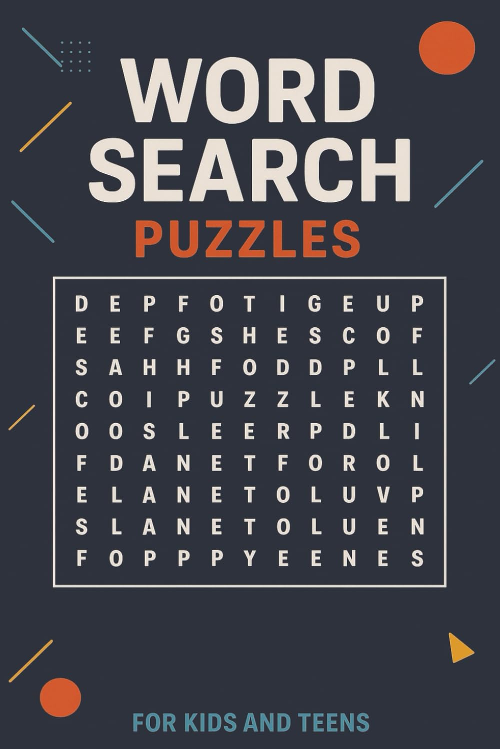 Word Search Puzzles For Kids and Teens