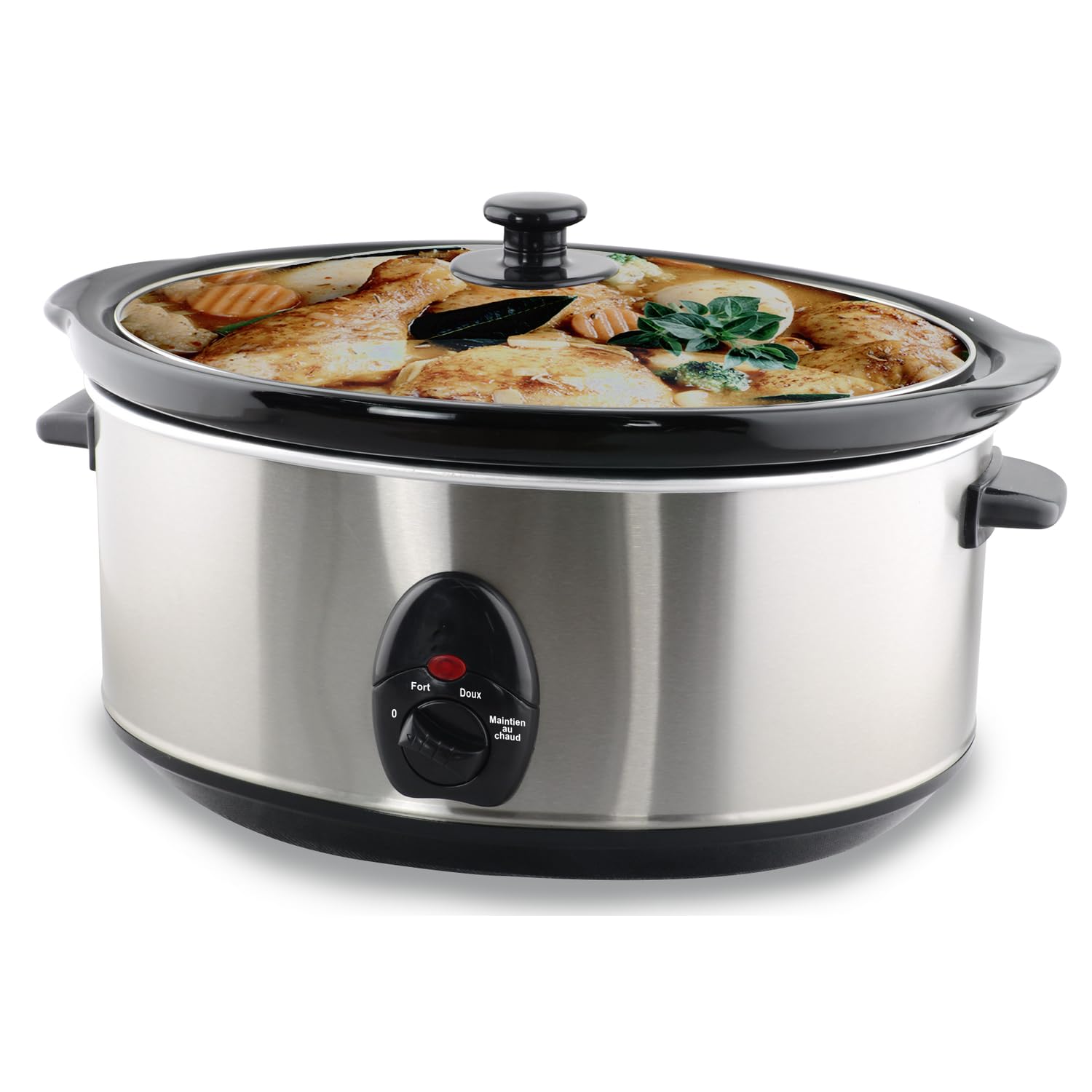 Techwood TMJ-6507 Mijoteuse Inox 6,5 L