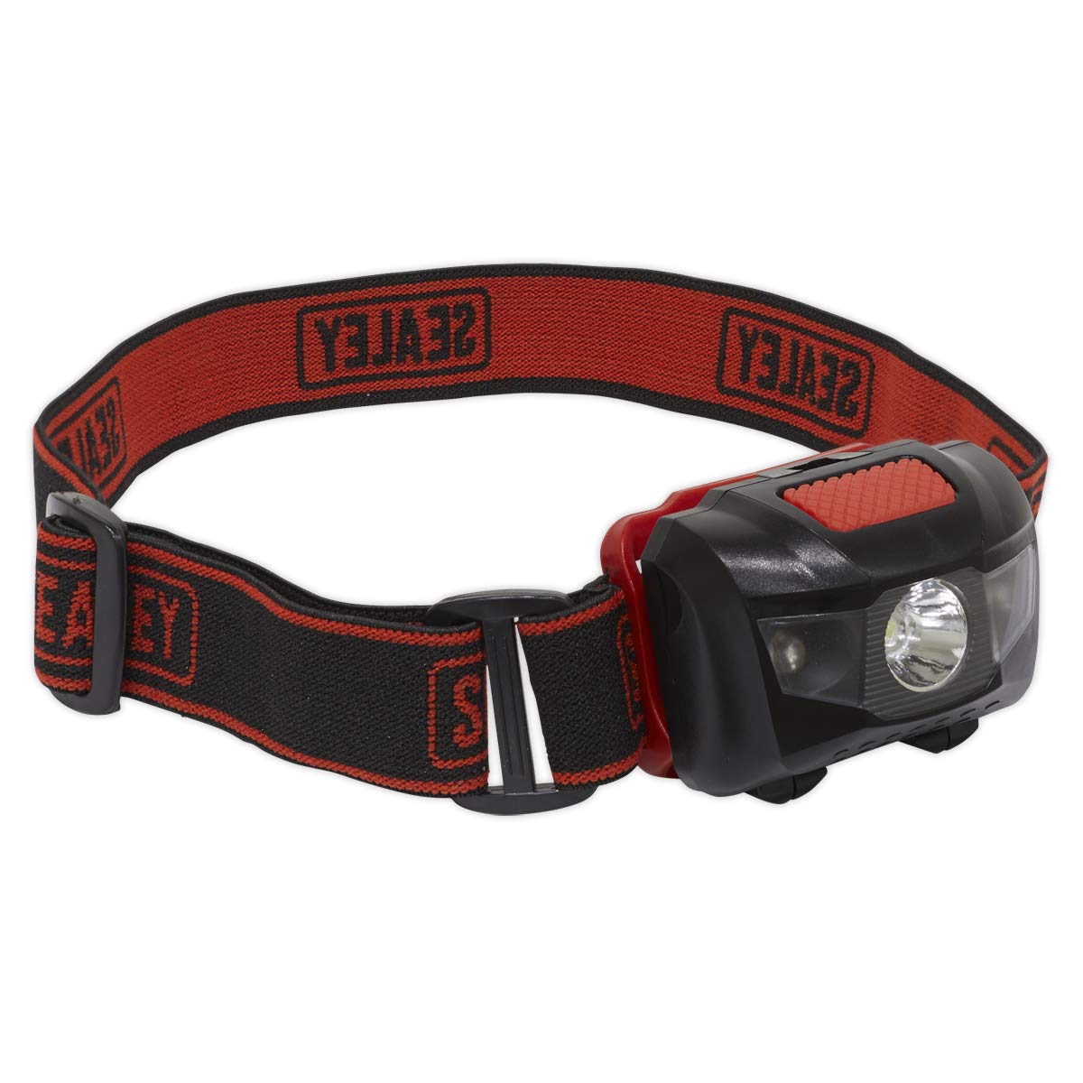 Sealey HT03LED 3W + 2 LED Head Torch, Black