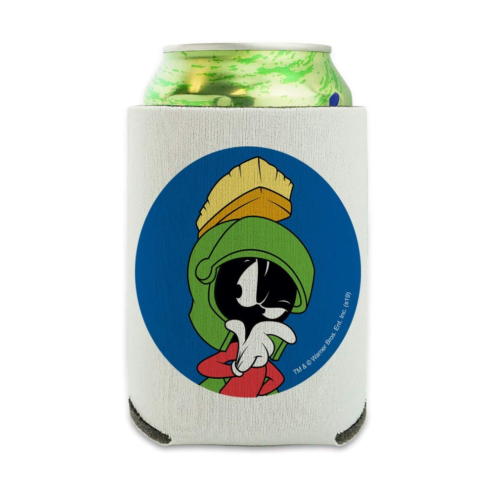 GRAPHICS & MORE Looney Tunes Marvin The Martian Can Cooler - Drink Sleeve Hugger Collapsible Insulator - Beverage Insulated Holder