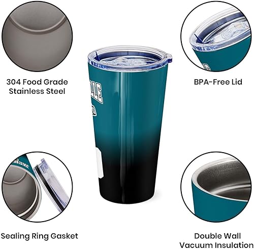 Miniatura 44 de OAOANS Taza de café de acero inoxidable personalizada con tapa sellada, regalo de ventilador aislado mantiene las bebidas frías y calientes. Diseño