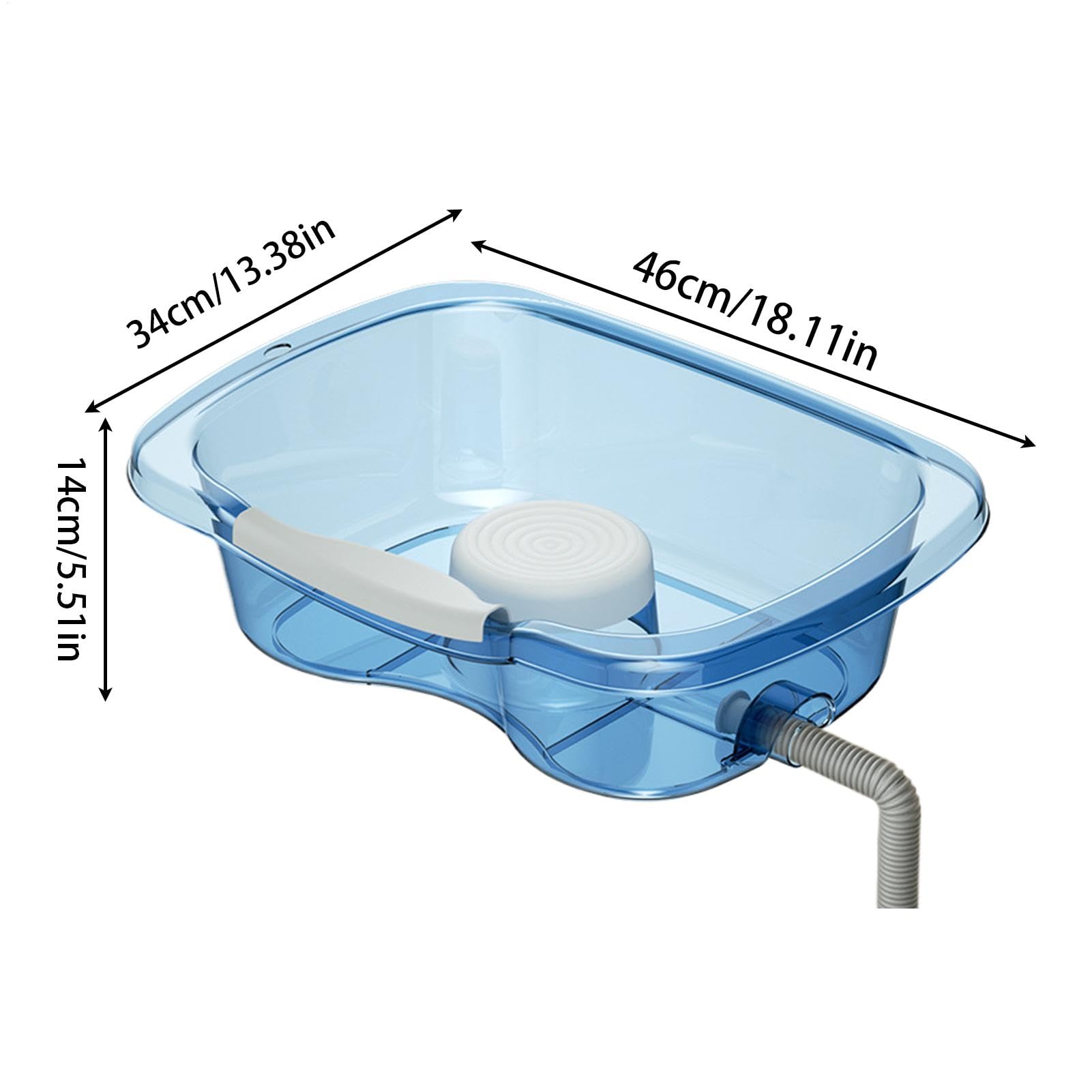 Lavabo para el pelo de la cama - Lavabo para el pelo, accesorios de baño | Estación de champú para discapacitados para cama, lavabo de lavado de cabello y lavabo en casa para personas con discapacidad