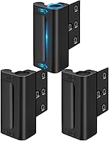 WINONLY 800 lbs Door Reinforcement Lock - Childproof Top Flip Latch for Inward Doors, Ultimate Home & Kids Safety