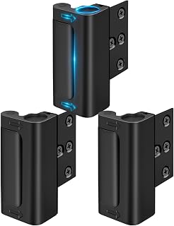 WINONLY 800 lbs Door Reinforcement Lock - Childproof Top Flip Latch for Inward Doors, Ultimate Home & Kids Safety