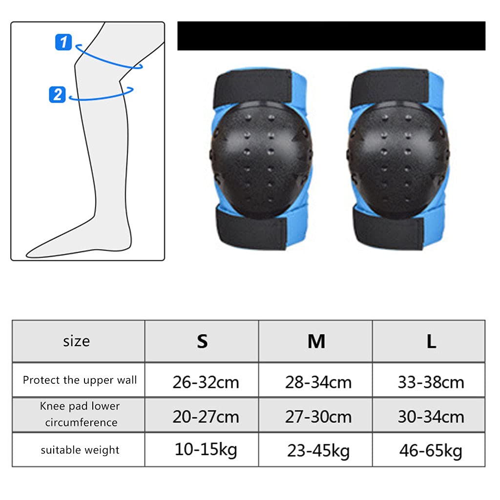 Patins à roulettes, cyclisme, patinage, scooter, équitation, sports pour enfants/jeunes, genouillères, coudières, équipement de protection