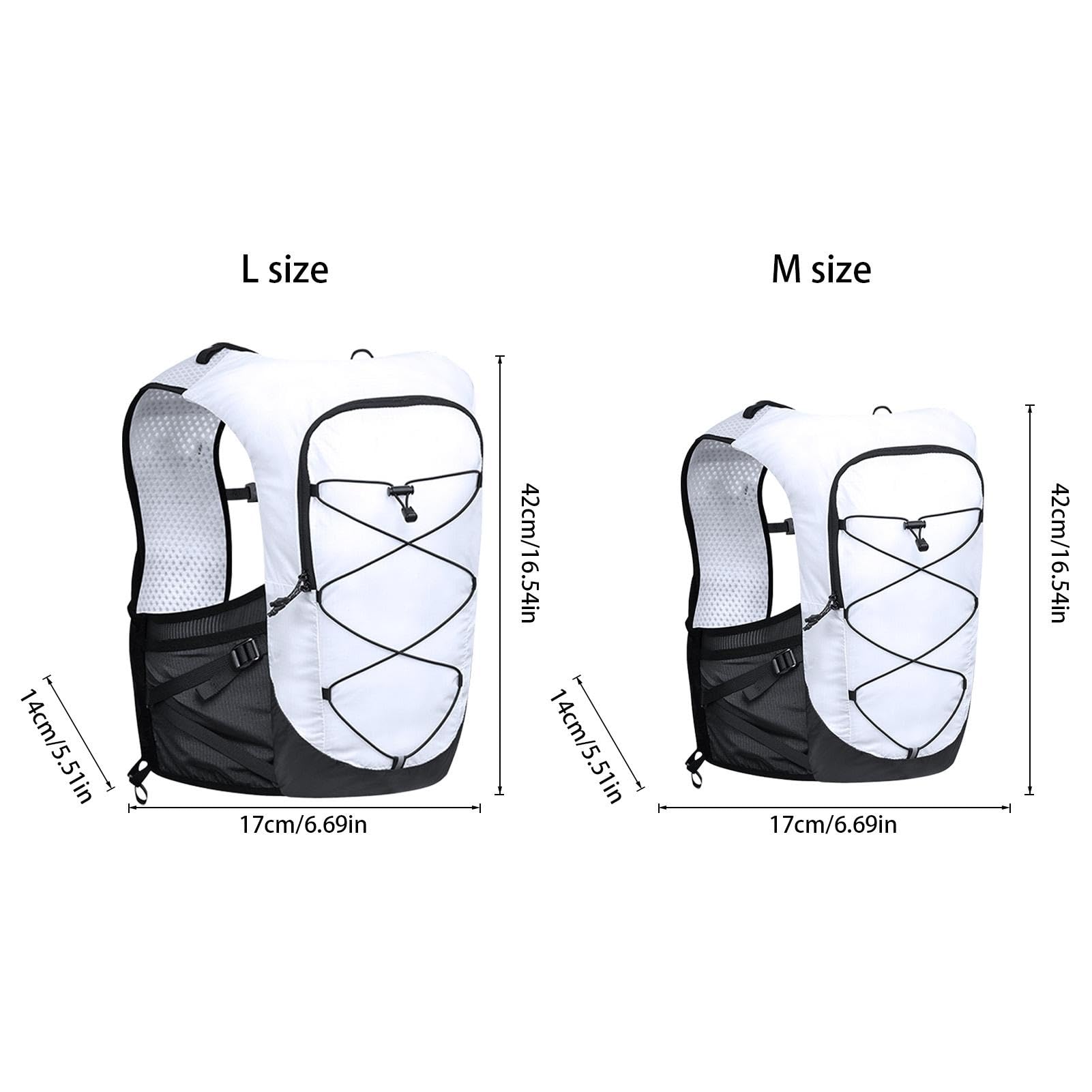 Zaino da corsa – Integrazione con zaino per sport all'aria aperta, zaino leggero da corsa per trail sportivo, cinghie morbide, per ciclismo, escursionismo, alpinismo