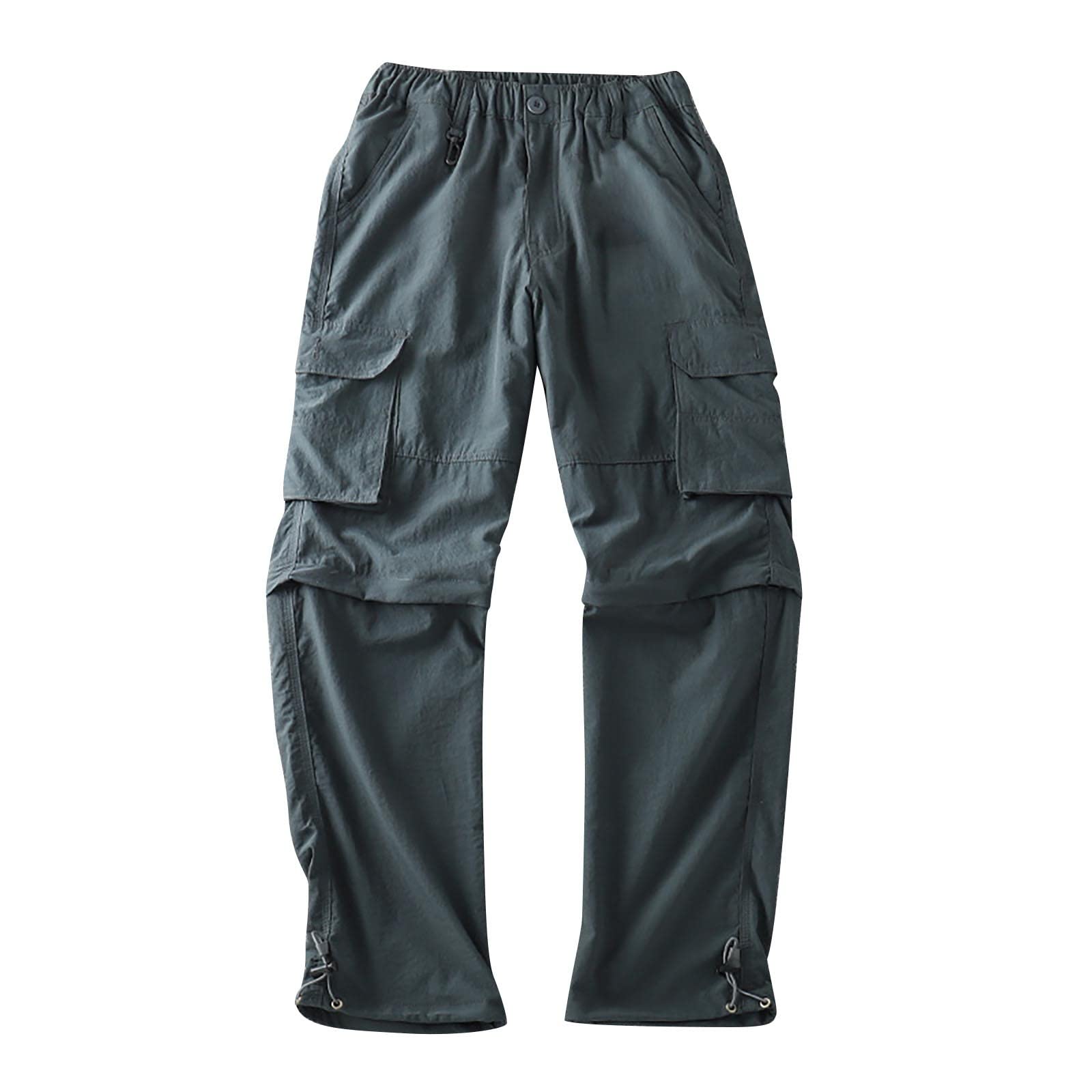 Generico Pantaloni Neri per Gli Uomini Pantaloni di Lino da Uomo Grandi Dimensioni da Lavoro con Tasche Jeans con Cerniere Elasticizzati Tinta Unita Casual Slim Fit di Tela Uomo Casual