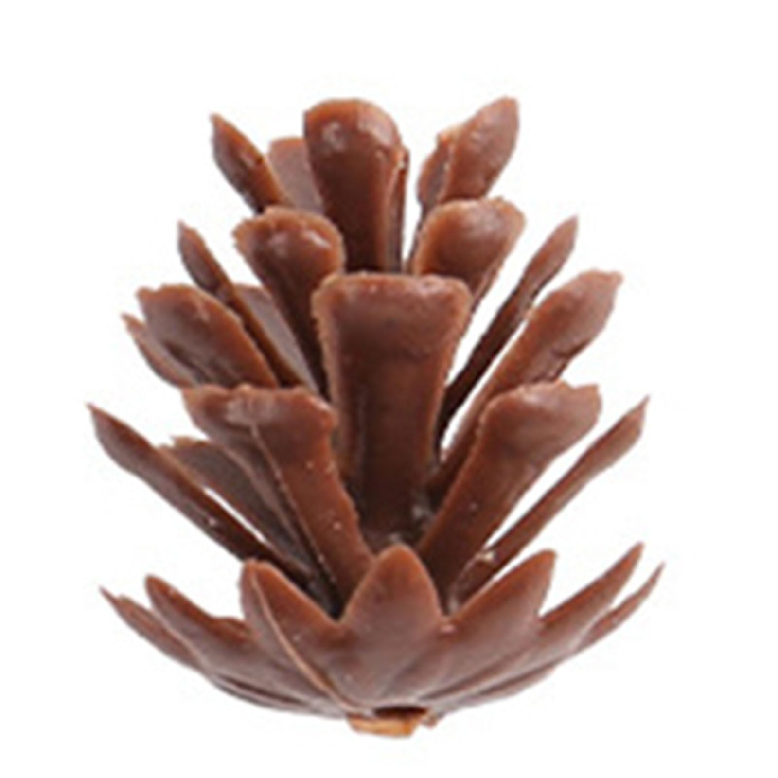 100pcs / pack Traditional Pine Cone Shaped Decorations Hanging Ornament for Window and Wall Holiday Tree Embellishments Christmas Pinecones Ornament