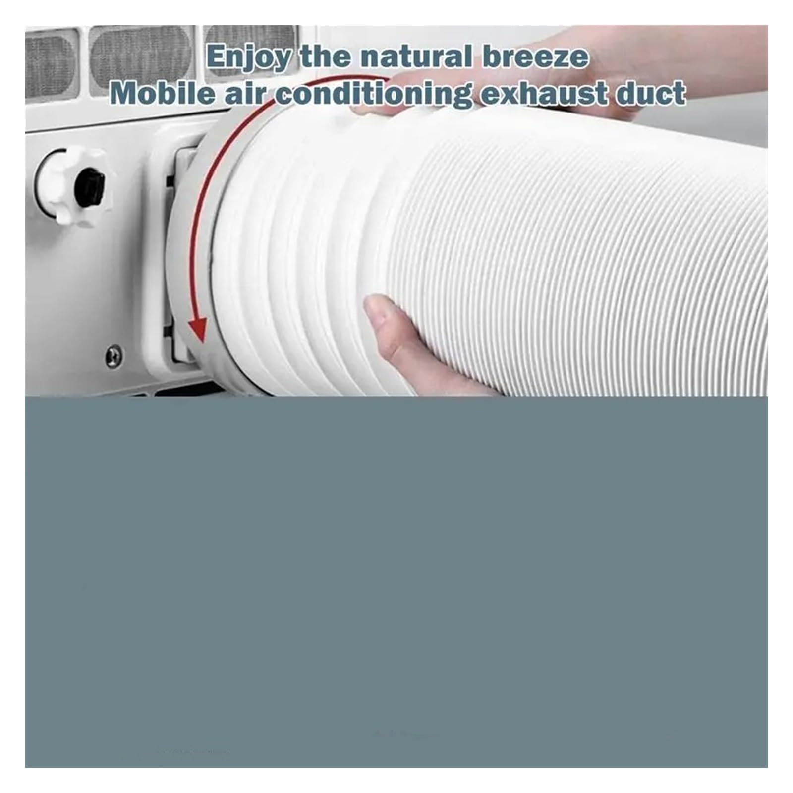 Compatibile Con Il Tubo Di Scarico Universale AC | Tubo di prolunga for condotto flessibile telescopico da 130/150 mm for climatizzazione mobile(130mmx1.5m)